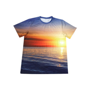 Alba maglietta Tropical Paesaggio Immagine Stampata T shirt - Product Image 2
