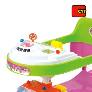 Colorido andador coche <span class=keywords><strong>de</strong></span> bebé eléctrico con música ligera - Product Image 2