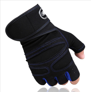 Mitaines de cyclisme antidérapantes à enfilement de la moitié des doigts, protection en Gel, pour cyclisme, moto et vélo de <span class=keywords><strong>route</strong></span>, vtt, hommes - Product Image 6