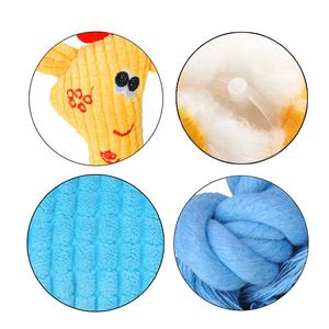 Di alta Qualità Chew Bite Resistente Pulizia Dei Denti Farcito Cervo Squeaky Peluche Cane di Animale Domestico Giocattolo - Product Image 6