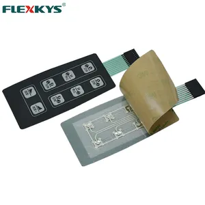 Waterproof Flexible Membrane Switches Professional Custom Flexible Waterproof Membrane Switch / Keyboard / Keypad