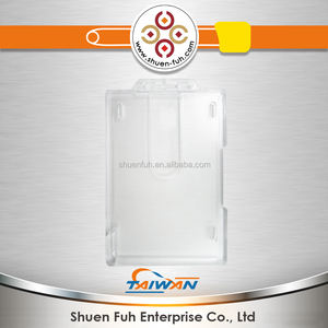 Porte-badge d'identification professionnel en plastique rigide rétractable transparent DBH-20 avec taille et logo personnalisés - Product Image 6