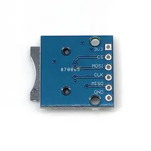 Taidacent Thẻ SD Breakout Board Pop-Up Giao Diện Mini SD Card Reader Module SMD SD Thẻ Nhớ