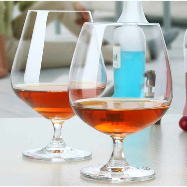 Clear Drinking Glass Lead Free Crystal Wine Glass Brandy Cognac Glass Brandy Glasses
