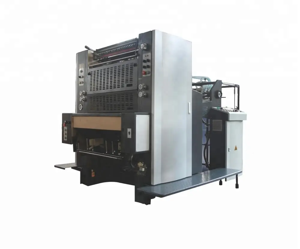 Paper Offset Printing Machine PRY-1660E Automatic 1 Color Provided Flatbed Printer Printing Shops Mini Offset Single Color 3500