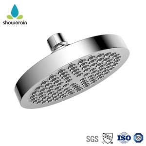 ABS Nhựa 6 Inch Vàng Đánh Bóng Duy Nhất Xử Lý Cơ Thể Phun Trên Không Thác Bath Vòi Hoa Sen Vòi Cho Căn Hộ Sử Dụng Chrome Bề Mặt - Product Image 4