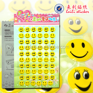 Cara de <span class=keywords><strong>la</strong></span> <span class=keywords><strong>sonrisa</strong></span> etiqueta engomada hinchada ecológico exportación a Europa, América del Norte, América del Sur - Product Image 1