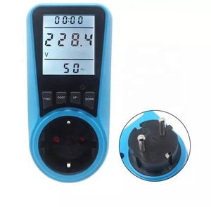 AC <strong>Power</strong> <strong>Meter</strong> 230V 50Hz US EU <strong>Plug</strong> in Socket Analyzer Digital Wattmeter Watt Energy Monitor Display Time Volt Amp Herz Watt Kwh - Product Image 2