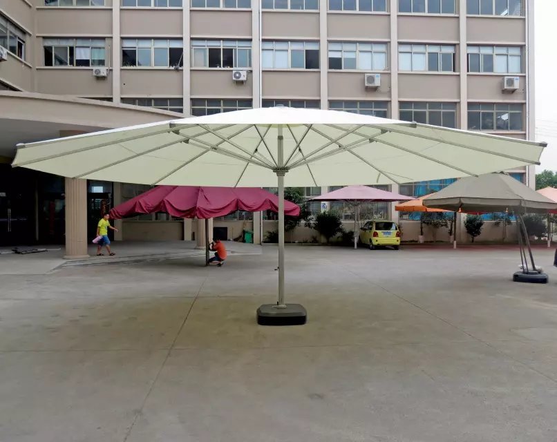 china big square patio umbrella 10' Shanghai Greathouse 4272169541400834 Includes one patio umbrella Customizable Beach Umbrellas - Durable