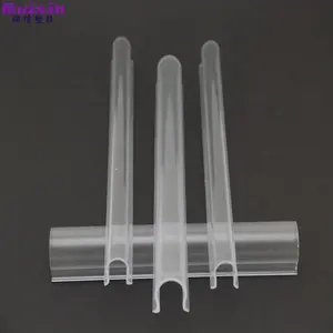 RX-0167 U-شفاف PClampshade حلايا جوانب بلاستيك