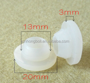 20Mm Witte Siliconen Rubber Stop Butyl Rubber Plug Voor Medische Flacon In <span class=keywords><strong>China</strong></span> Fabriek - Product Image 5