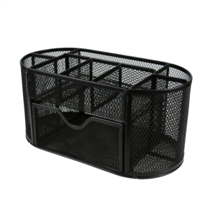 Odm Custom Design Metalen Bureau Set <span class=keywords><strong>Organizer</strong></span> Draad Potlood Pennenhouder Met Kantoorbenodigdheden Kantoorlade Bureau Accessoire - Product Image 2