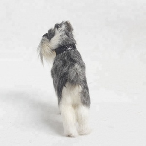 Figura <span class=keywords><strong>de</strong></span> Perro <span class=keywords><strong>Schnauzer</strong></span> en <span class=keywords><strong>Miniatura</strong></span>, Realista, <span class=keywords><strong>de</strong></span> Piel Sintética, Gran Regalo para Amantes <span class=keywords><strong>de</strong></span> los Perros - Product Image 4