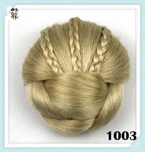 Clip sintetica da donna naturale In capelli Chignon Bun <span class=keywords><strong>Hairpieces</strong></span> HPC-0110 - Product Image 2