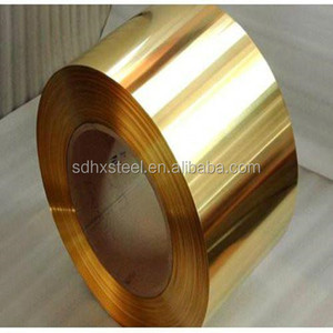 Bobina de tira de latón C2600 C2800, precio de latón por kg en la india, disponible