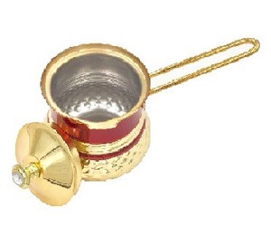 Scalda Tazza per Caffè Arabo con Manico in Acciaio Inox Design Turco - Product Image 4