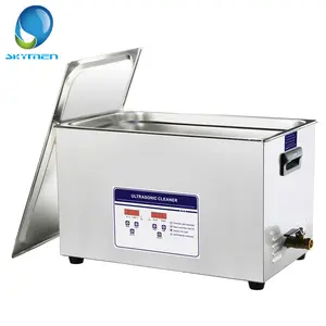 Skymen industrial ultrasonic cleaner 30L for auto engine parts instruments/ Various metal parts cleaning