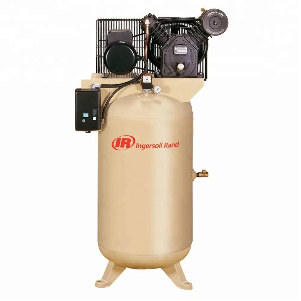 Ingersoll-compresor de aire de pistón Rand 2475N5 2475N7.5, 175 psig, 80 galones, receptor ASME, opciones Premium