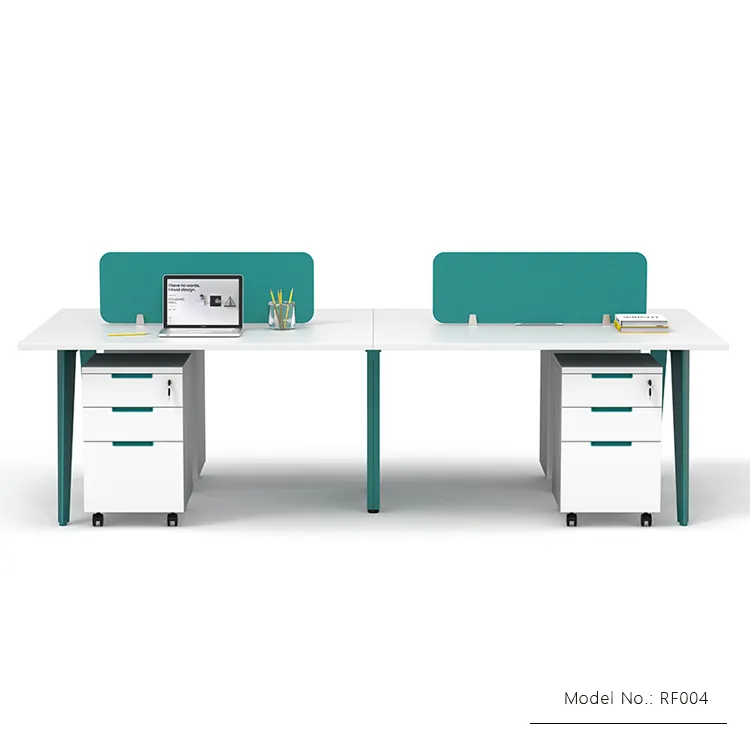 Simple design hersteller büro kabinen 4 person workstation für 4 sitzer workstations