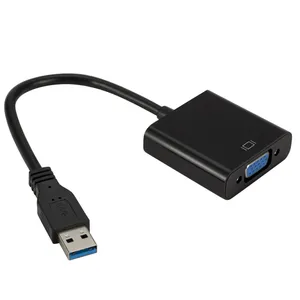 USB3.0 VGA dönüştürücü Multidisplay Adaptörü Dönüştürücü Harici Video Grafik Kartı Dizüstü DVD OYNATICI tablet