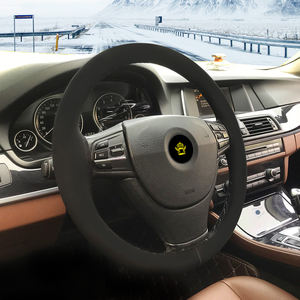 Vente en gros d'accessoires d'intérieur de voiture classiques Housses de <span class=keywords><strong>volant</strong></span> antidérapantes imperméables en cuir véritable pour A5 Vente en gros - Product Image 4