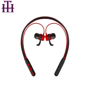 Shenzhen proveedor collar teléfono auricular Bluetooth más cómodos auriculares banda para el cuello barato mega Bass auriculares estéreo para el Deporte