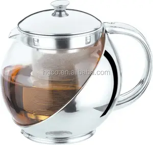 玻璃茶壶与输液器/不锈钢 Youli 水壶与 pyrex 玻璃