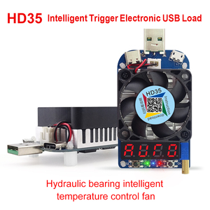 RD HD35 트리거 기능 부하 USB 인터페이스 방전 배터리 테스터 가변 전류 35w 지능형 전자 부하 - Product Image 2