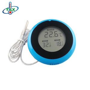 Petite taille ronde numérique chambre thermomètre hygromètre max min thermomètre - Product Image 2