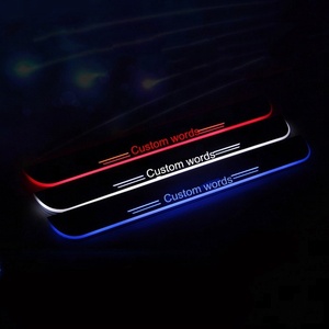Các Loại Khác Xe Ánh Sáng Phụ Kiện Chất Lượng Cao Acrylic Chạy Ban Ánh Sáng LED CỬA Scuff Tấm Bước Ánh Sáng Cửa Sill - Product Image 1