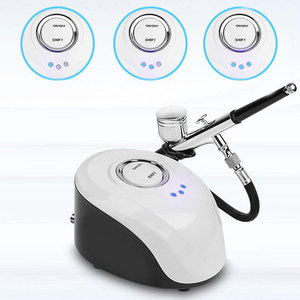 Kit de maquillage <span class=keywords><strong>aérographe</strong></span> portable pour soins de la peau blanche avec bouton-poussoir 1kg Aerografo Air Gun - Product Image 4