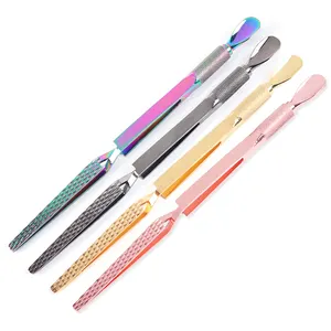 Acryl Nail C Curve Pincher Pusher Wand Multi Functie Knijpen Cuticle Pusher Tool