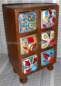 Cajón de cerámica para especias/joyas, caja de almacenamiento de utilidad - Product Image 2