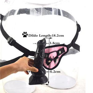 FAAK Dildo a Forma di Lupo 18,2 cm con Imbracatura, Dildo Animale con Cintura per Lesbiche, Dildo a Forma di Cane - Product Image 2