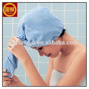 Toallas de salón de <span class=keywords><strong>microfibra</strong></span> para niña y mujer, turbante de secado rápido, personalizado, precio bajo, venta al por mayor - Product Image 5