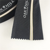 Doublure tissée personnalisée anti-odeur et antidérapante pour ceintures élastiques de pantalons, vêtements et uniformes en polyester/coton