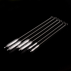 Thân Thiện Với Môi Thẳng Hình Thép Không Gỉ Uống Rơm Với Làm Sạch Bàn Chải Dùng Một Lần Và Tái Sử Dụng Mẫu Miễn Phí Có Sẵn - Product Image 1