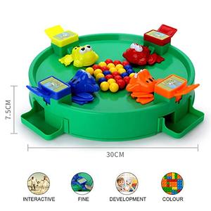 Juegos de Mesa de Batalla 3D de Ranas Hambrientas, <span class=keywords><strong>Juego</strong></span> de Juguetes de Ranas Comiendo <span class=keywords><strong>Bolas</strong></span>, <span class=keywords><strong>Juego</strong></span> de Mesa para 2-4 Jugadores para Niños y Familia, Incluye Canicas - Product Image 2