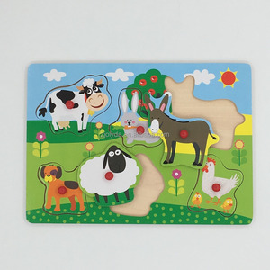 Puzzle in Legno con Animali della Fattoria - Product Image 2
