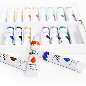 Precio moderado 12 tubos x12ml de neón color de aceite pintura de estudiantes y artistas <span class=keywords><strong>amateur</strong></span> - Product Image 5