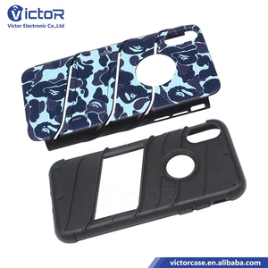 2018 productos populares Cáscara del teléfono del estilo del camuflaje con <span class=keywords><strong>el</strong></span> soporte <span class=keywords><strong>para</strong></span> <span class=keywords><strong>iPhone</strong></span> X - Product Image 4