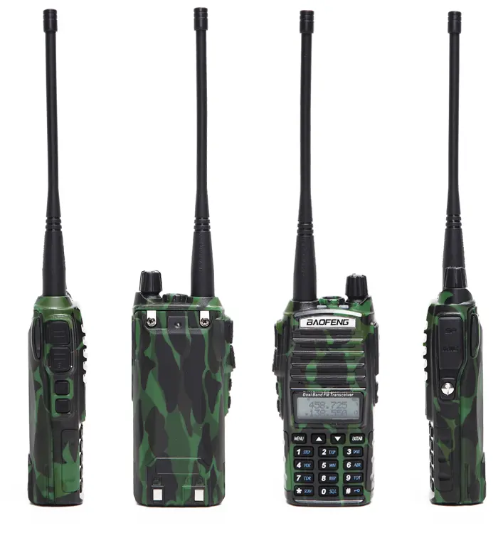 Uzun menzilli iletişim en iyi iki yönlü telsiz baofeng UV-82 vhf uhf tarayıcı radyo Walkie Talkie Baofeng Ham radyo uv82 Camo