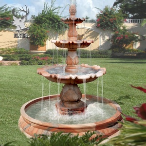 <span class=keywords><strong>Pietra</strong></span> naturale del giardino fontana di acqua di colore misto di marmo <span class=keywords><strong>pietra</strong></span> giardino fontana di acqua <span class=keywords><strong>con</strong></span> <span class=keywords><strong>pietra</strong></span> donna statua della signora - Product Image 3