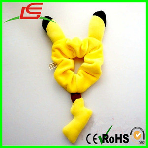 Anime Cheveux Bande Pokemon Pikachu En Peluche Élastique Cravates de Cheveux Anneau de queue de Cheval - Product Image 2