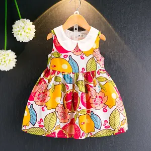 Robe de mariée musulmane en tissu de coton, pour filles, à imprimé floral, colorée, nouvelle collection, 2020