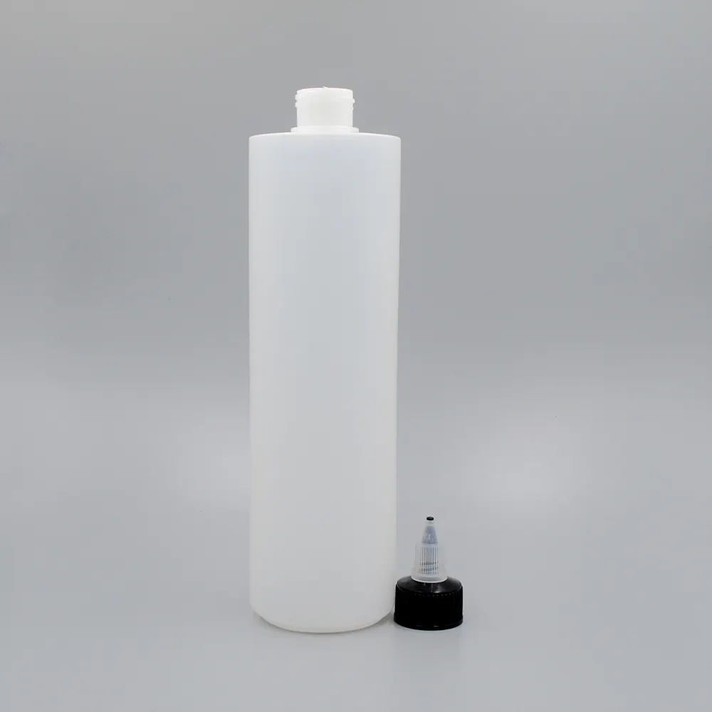 Botella de hdpe para pegamento adhesivo y cemento, 1 oz, 2 oz, 3 oz, 4oz, 8 oz, 500 ml
