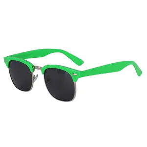 TOP 10 sell 2020 Custom Design club Half Frame sunglasses For Men Women Outdoor cycling Retro classic promotional sunglasses