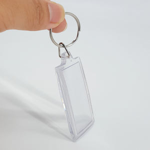 <span class=keywords><strong>Portachiavi</strong></span> Rettangolare in Acrilico 27*49mm con Inserto Foto Personalizzato Stampa Personalizzata Regalo Cornice Portafoto <span class=keywords><strong>Portachiavi</strong></span> - Product Image 4