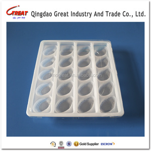 Plateau en <span class=keywords><strong>plastique</strong></span> PP de qualité alimentaire pour l'emballage des boulettes avec 20 trous - Product Image 3