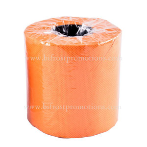 <strong>Orange</strong> Colored Soy Ink Custom Printed Toilet <strong>Paper</strong> - Product Image 3